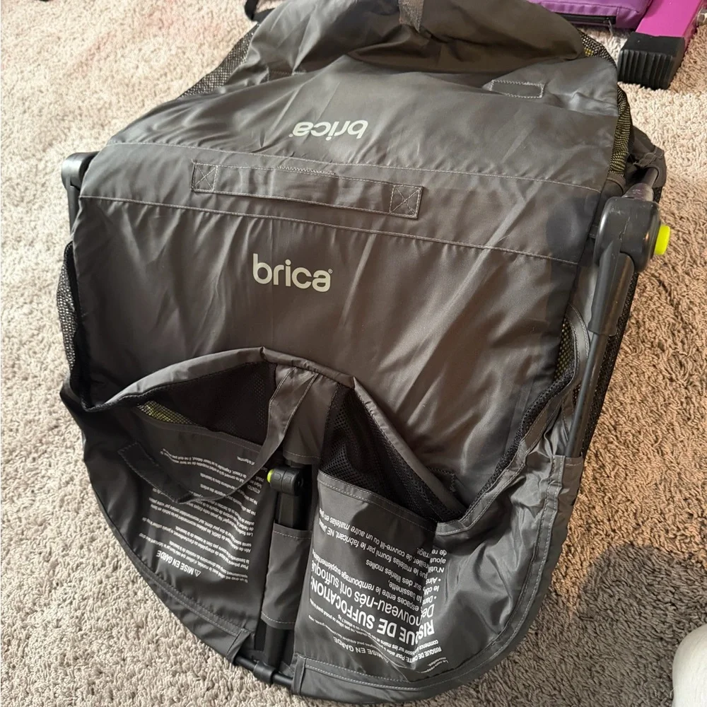 Brica Gray Diaper Cover
